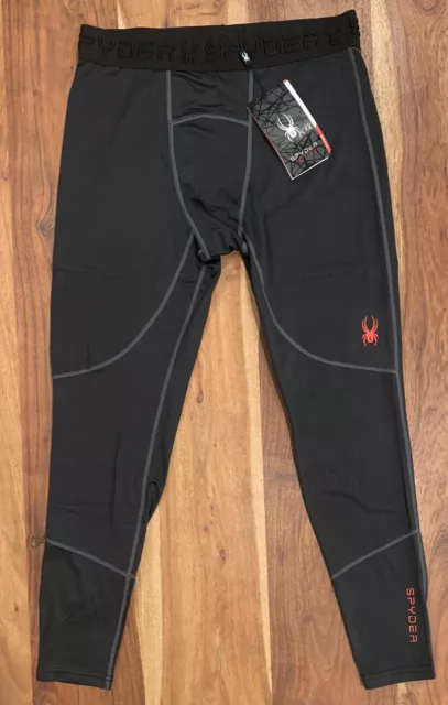 Spyder Active ProWeb Compression Leggings Base Layer Pants SPM702MS NWT SZ S MEN