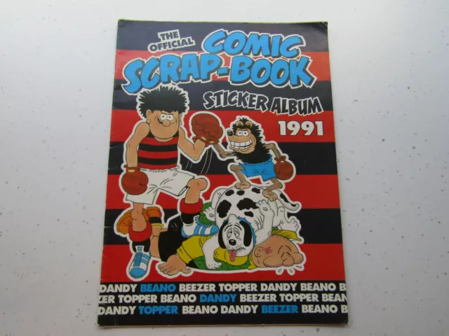 1991 Merlin The Magic Of Beano Sticker Album Incomplete