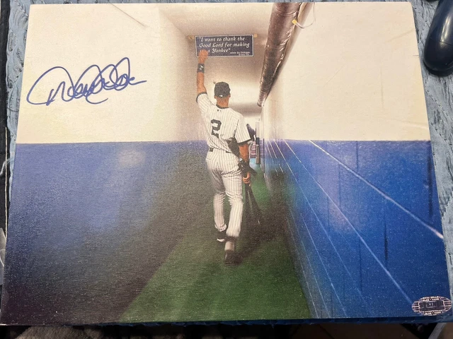 Derek Jeter Facsimile Autographed 11x14 Canvas *Ready to Hang*