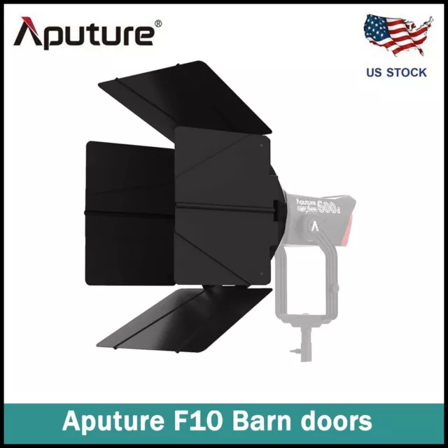 Aputure F10 Barn Doors for Aputure LS 600D 600D Pro 600X Pro F10 Fresnel