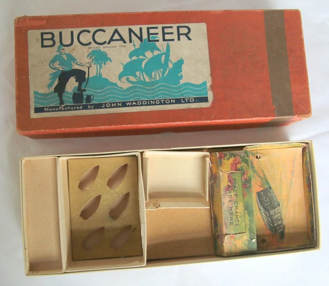 Pezzi Di Ricambio Per Gioco Da Tavolo Buccaneer Waddingtons – Vintage 1971