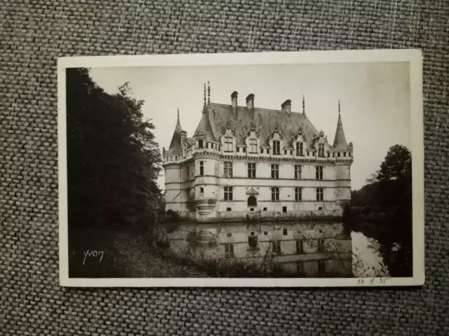 Cpa Château D Azay Le Rideau