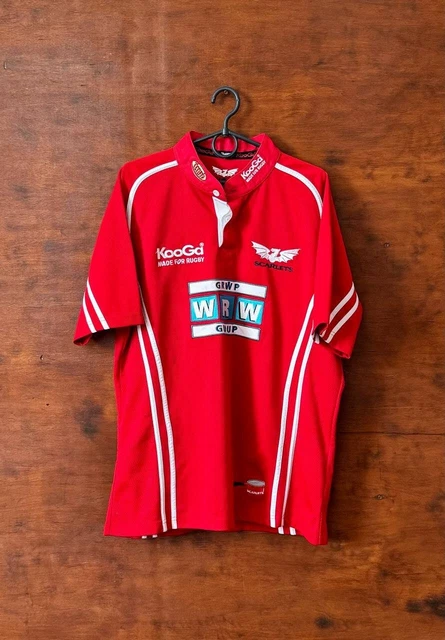 Maillot Domicile Llanelli Scarlets Kooga Rugby 2005-2006 – Taille S – Très Bon état