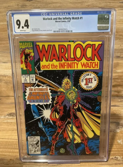 Warlock And The Infinity Watch #1 Cgc 9.4