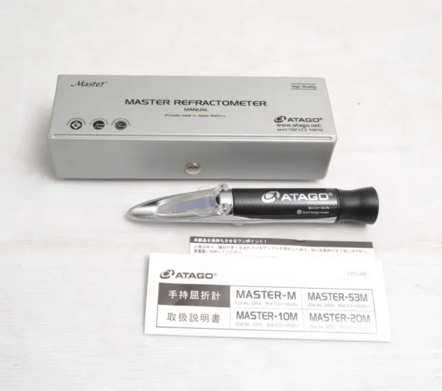 ATAGO Atago handheld refractometer MASTER-M beautiful product case included