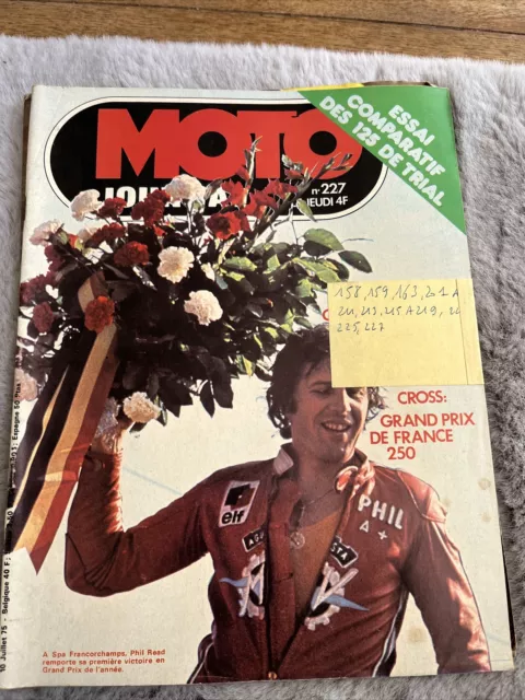MOTO JOURNAL  227 YAMAHA TY 125 MONTESA 123 Cota 250 BPS VI Grand Prix SPA 1975