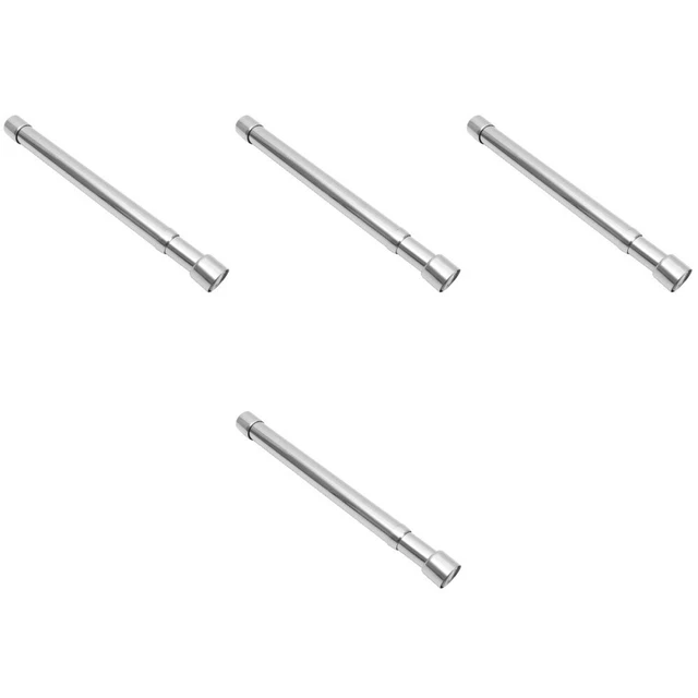 4x poteau de garde-robe robuste tringle de placard tringle à vêtements