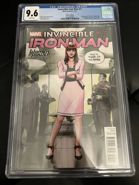 Invincible Iron Man #7 CGC 9.6 Women of Power Variant 1st App Riri Williams 2016 2