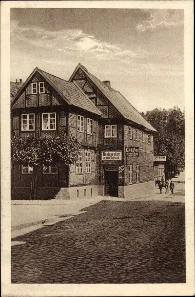 Ak Mölln im Herzogtum Lauenburg, Gasthof zum weißen Ross, Bes.... - 10243795