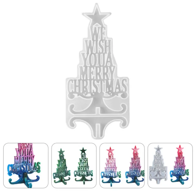 Christmas Tree Mold Silica Gel Resin Craft Molds Epoxy Silicone