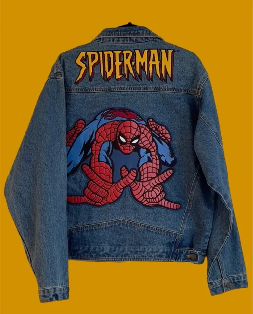Vintage Spider-Man Denim Jacket