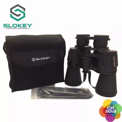 Prismáticos Slokey 10X50 Astronomía Y Observación Terrestre Con Adaptador Movil