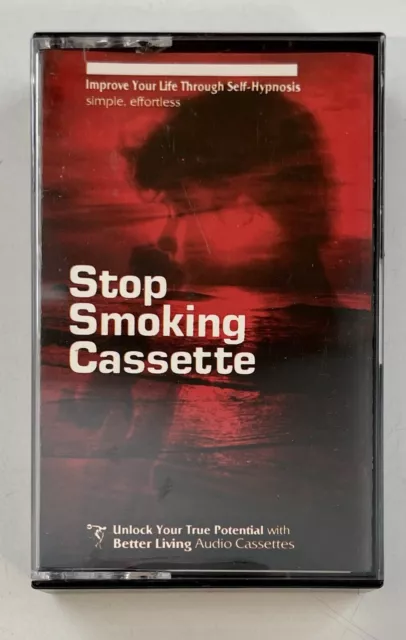 Casete Better Living Stop Smoking hipnosis estilo teca casete