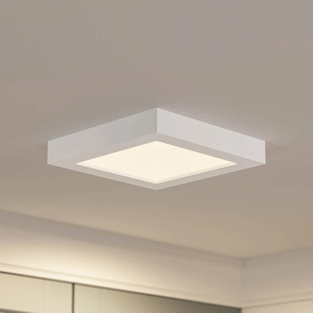 PRIOS LED Deckenleuchte 'Alette' (Modern) in Weiß aus Aluminium u.a. für