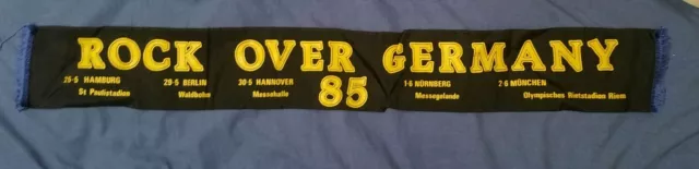 Rock Over Germany 85 Banner. Night Ranger, Foreigner, Huey Lewis, Saga