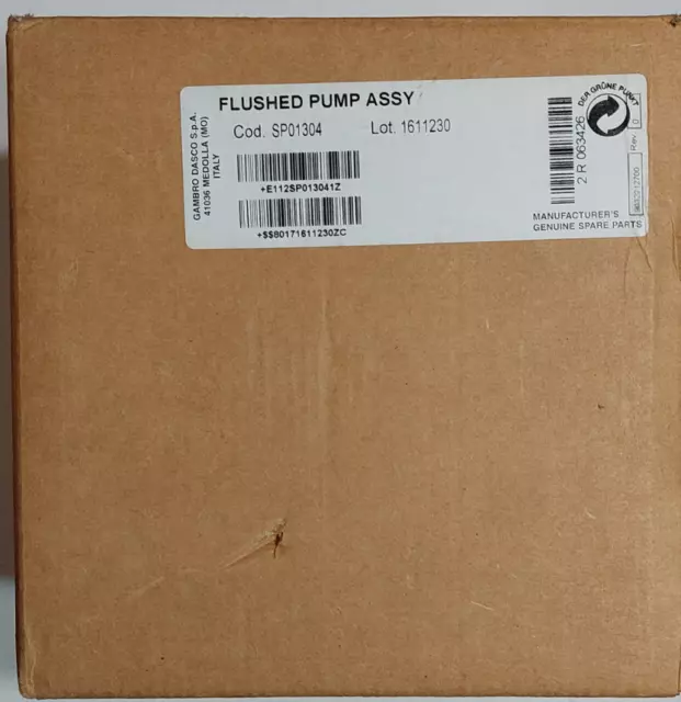 Gambro Dasco Flushed Pump Assy SP01304, 9032212700 Dialysis