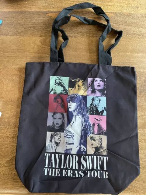 TAYLOR SWIFT THE Eras Tour Tote Bag Black Official Merch New Limited ...