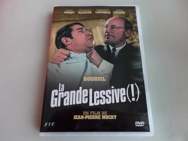 DVD  MOCKY / BOURVIL / LA GRANDE LESSIVE, comme neuf