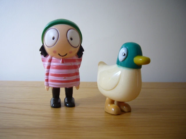CBEEBIES SARAH Duck set of small plastic figures toys