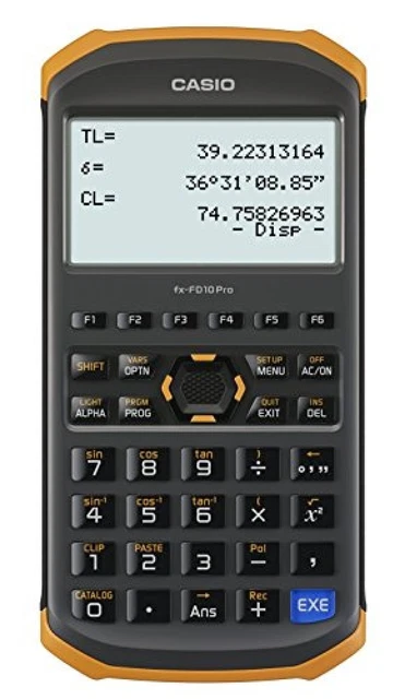 Code Point Fd20 Casio CASIO FX-FD10 PRO Civil Engineering & Surveying Calculator New F/S from ...
