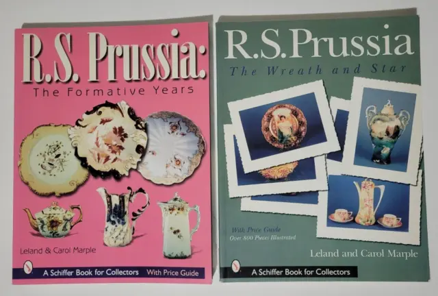 R.S. Prussia The Formative Years & Wreath and Star by Marple 2 books