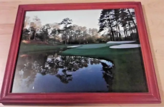 Augusta National Golf Club & Course 12X10 Framed Picture Print