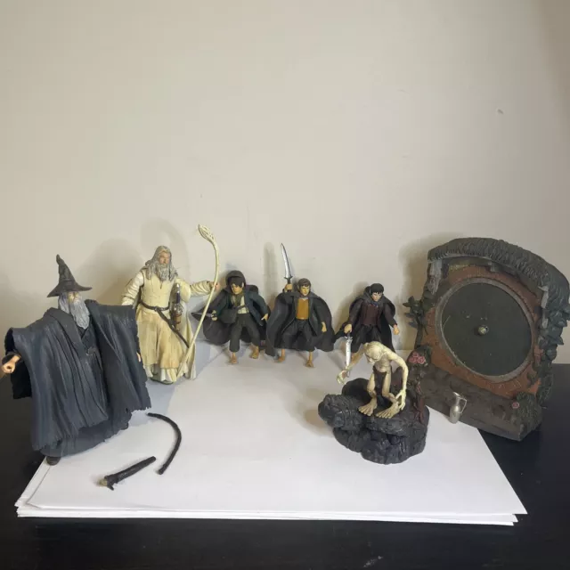 Lord of the Rings Action Figure Lot x6 Bundle 2002