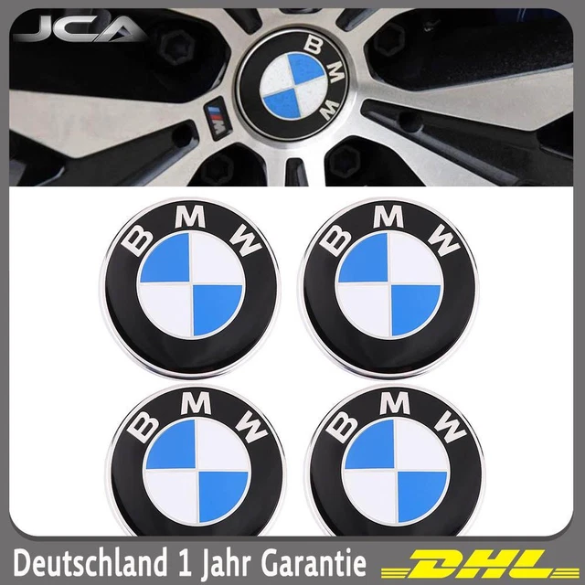 Autocollant Centre Roue BMW 64,5mm - Original - Compatible E46, Jantes Style 12