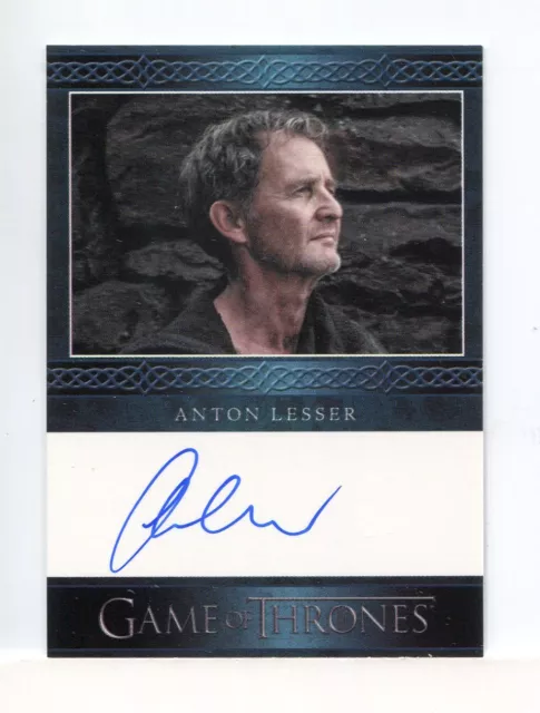 Game of Thrones Season 3 Anton Lesser as Qyburn Autograph Card