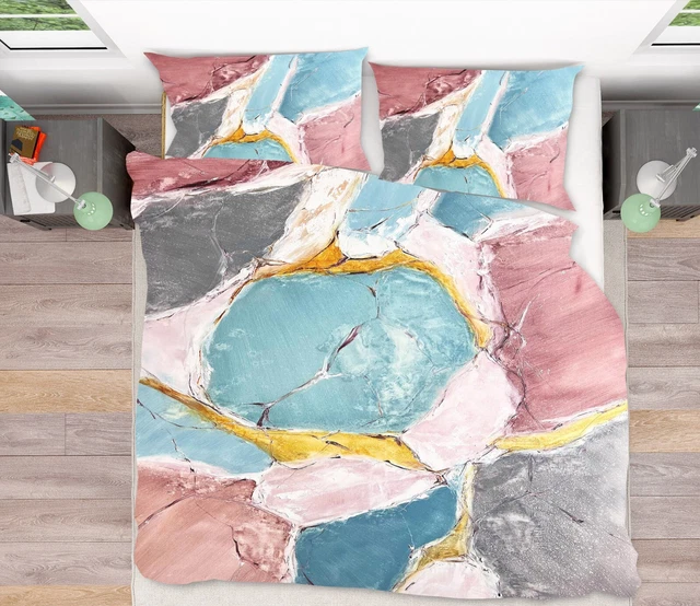 3D Dolci Colori H9281 Letto Copripiumone Copripiumone Skromova Marina Erin