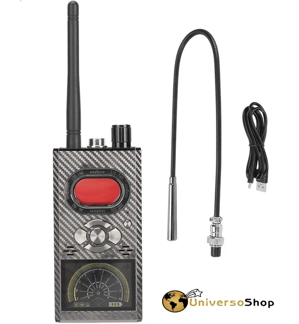 Rilevatore Microspie E Telecamere Nascoste - 7 Funzioni, 5 Livelli Sensibilità, Anti-spia Portatile - Foto 2