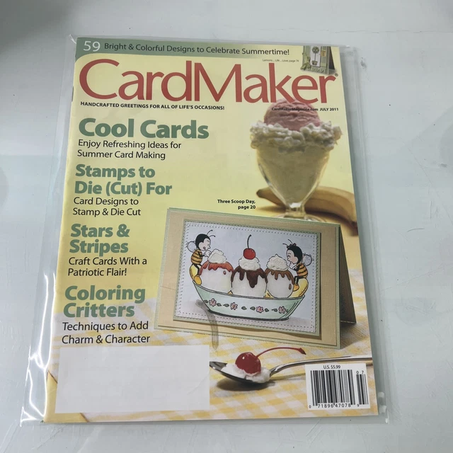 CARD MAKER MAGAZINE Summer Ideas Designs To Stamp And Die Cut Stars And ...