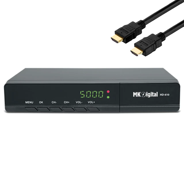 MK DIGITAL HD 610 FULL HD Sat Receiver Scart, HDMI, EPG USB Mediaplayer ...