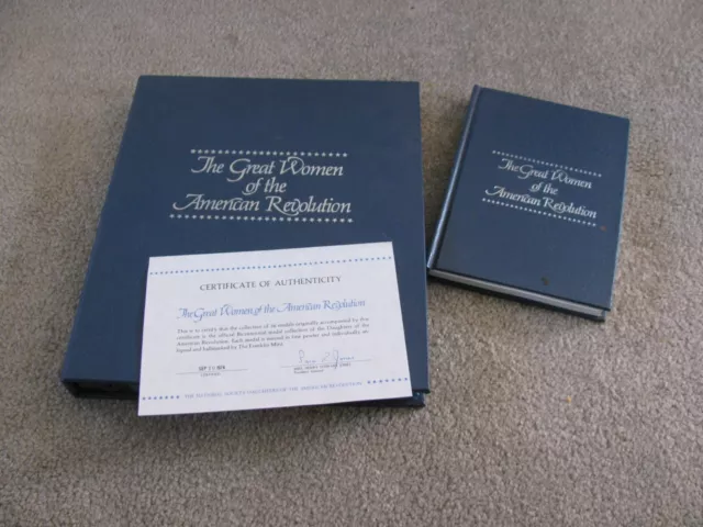 The Great Women of The American Revolution 36 Pewter Coins Collection with Book