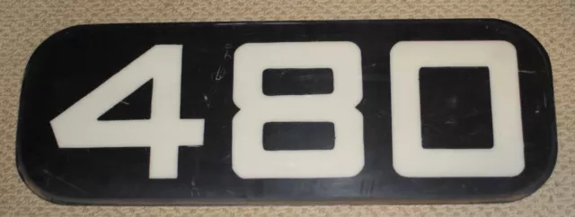 Number Board - Union Pacific C30-7 No. 480 - SALE