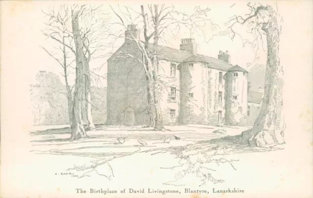 Lanarkshire blantyre birthplace of david livingstone