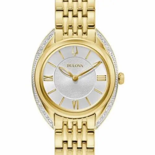 Bulova - Gold Stainless Steel Women's Quartz Watch - 98R298 NEW WITH TAGS FS!
