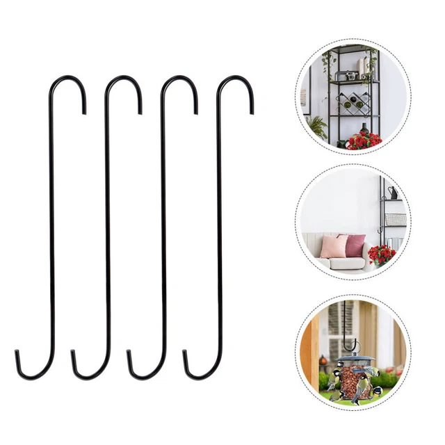 4 Pcs Zaunhaken Aus Metall Geländer Pflanzer Halterungen Pflanzenaufhänger