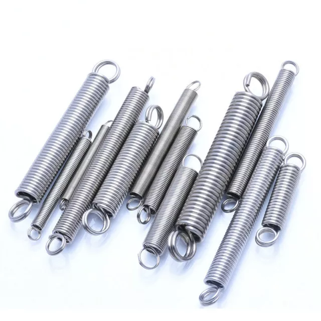 Expansion Tension Extension Spring 0.5mm Wire Dia 3/4mm OD 304 Stainless Steel