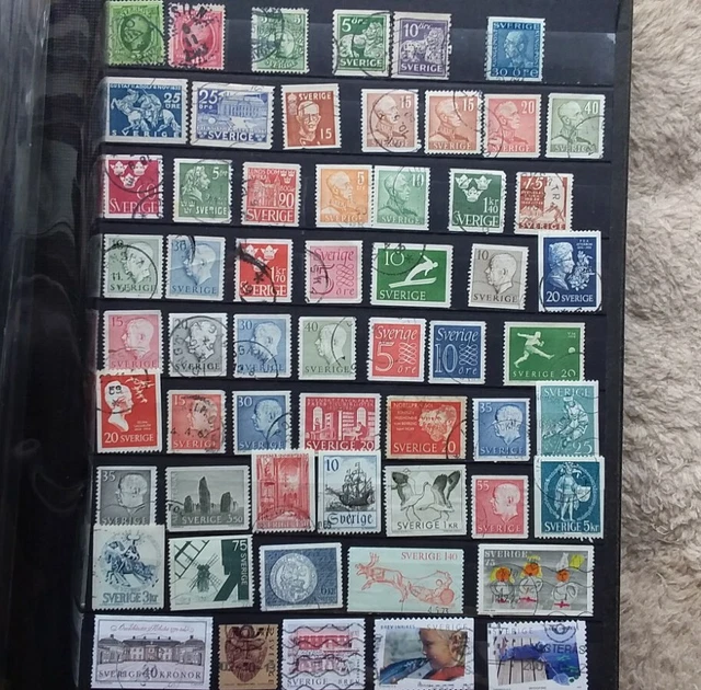 Briefmarken Sammlung Lot Europa Schweden