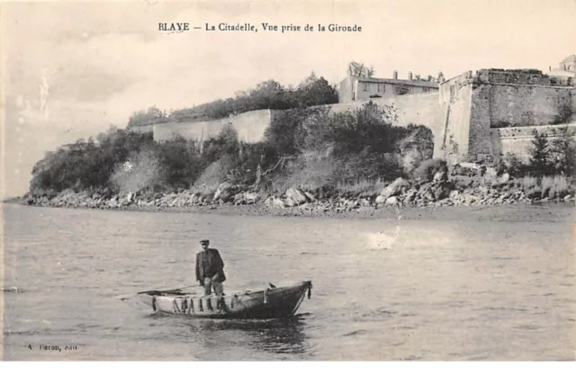 33 - BLAYE - SAN43411 - La Citadelle - Vue prise de la Gironde
