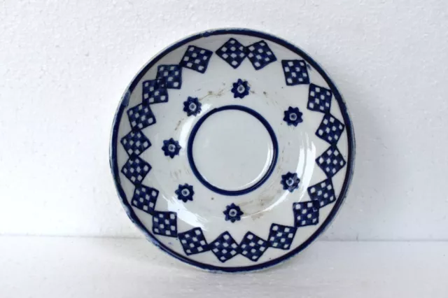 Ancien Petrus Regout Maastricht Excelsior Flux Bleu Plaque Delft Holland Porcela 2