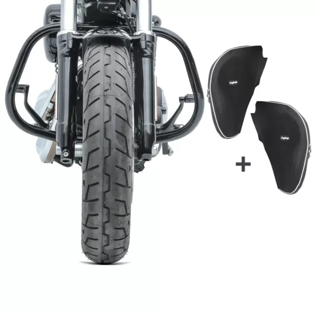 Pare carter Set pour Harley Davidson Sportster 04-20 + Bas de carénages S-Y7