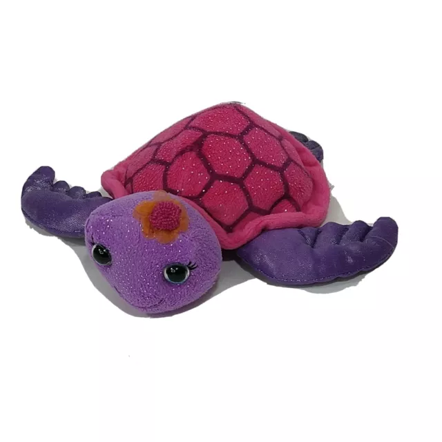 First Main Fanta Sea Tallulah Turtle Plush Purple Pink Glitter Sparkle 7"