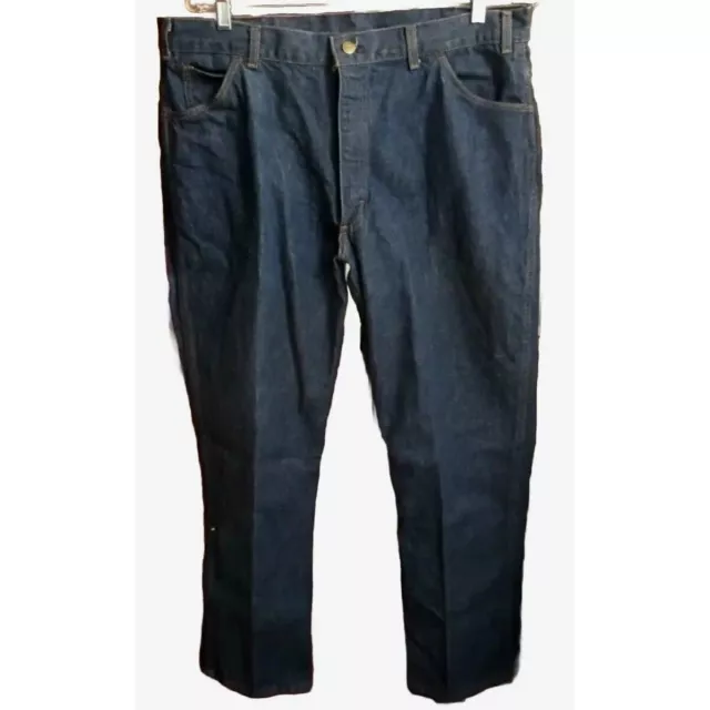 VINTAGE MENS FARM Jeans 40x30 80's KEY IMPERIAL SADDLE KING STRAIGHT ...