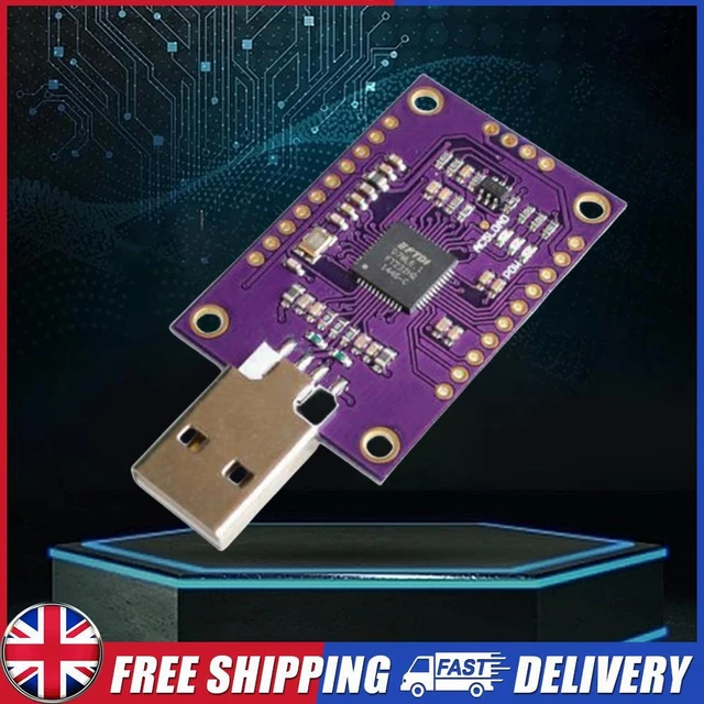 FT232H USB TO JTAG UART FIFO SPI I2C Adapter Durable 480Mb/s Serial ...