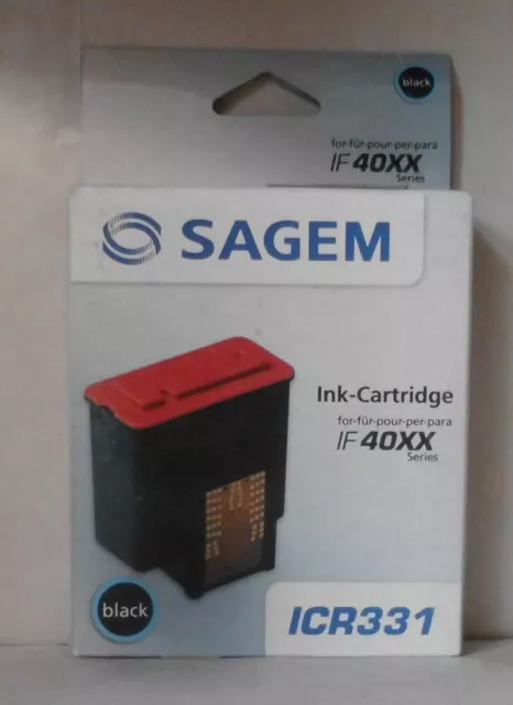 Original Sagem ICR331 Tintenpatrone black für IF4035 IF4065  252513635  OVP A