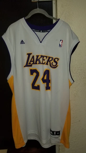 VINTAGE ADIDAS NBA LAKERS 24 KOBE BRYANT JERSEY SIZE XL – Vintage rare usa