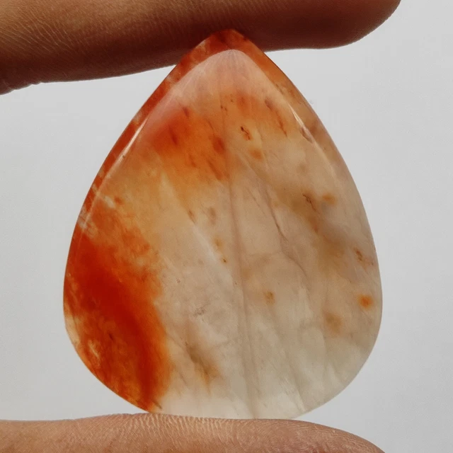 Orange Aventurin Cabochon Durchscheinend Designer Edelstein M7341