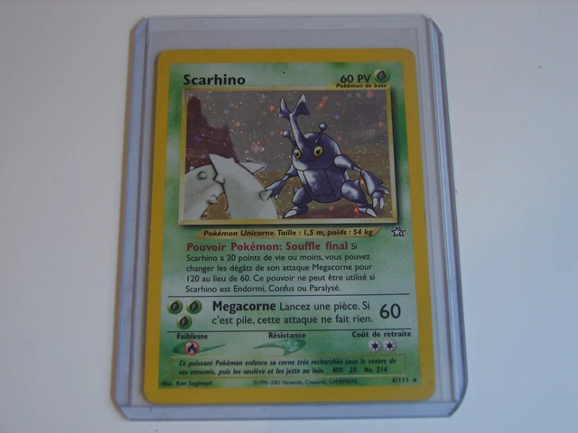 CARTE POK MON SCARHINO 6 111 Holo N o Genesis Wizards FR EUR 20 00 carte-pok-mon-scarhino-6-111-holo-n-o-genesis-wizards-fr-eur-20-00